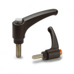 Adjustable clamping lever