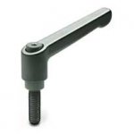 Stainless steel with adjustable clamping levers GN screws and retaining screw
