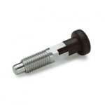 Stainless steel locking bolts threaded execution part with rest position