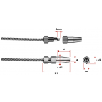 Female thread screw to firmly self-assembly