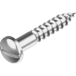 Stainless steel round head wood screw DIN 96