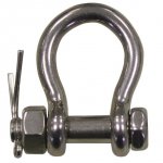 shackle curved with protection