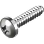 Pan head tapping screw with cross recess DIN 7981