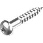 Stainless steel half-round wood screw with cross recess DIN 7996