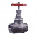 Line valve made ??of stainless steel