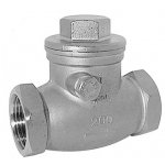 Stainless steel check valve with Standoff