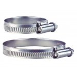 Stainless Steel Worm Drive Clamps V2A