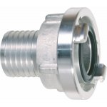 SOTZ suction coupling with nozzle profile, aluminium hammered out