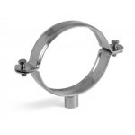 V4A stainless steel pipe clamp easily