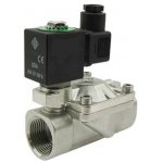 Pilot operated solenoid valves, stainless steel