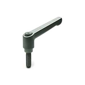 Stainless steel with adjustable clamping levers GN screws and retaining screw