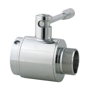 Ball valve with wine thread male and Whitworth thread female