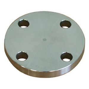 V2A stainless steel blind flanges to DIN 2527 PN10 half sheet