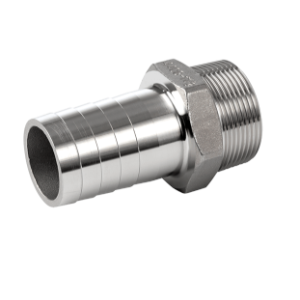 Hose nozzle with thread and hex