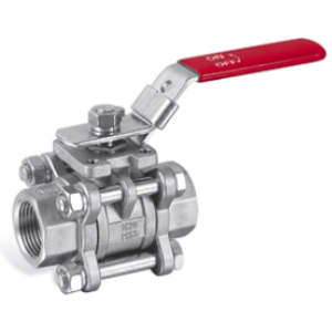Manually operated industry ball valves