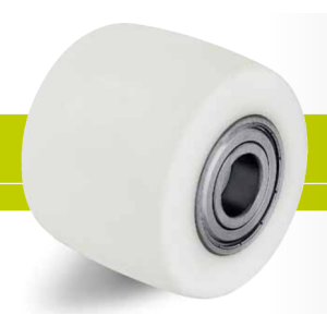 Rollers for pallet trucks from polyamide