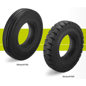 Super-elastic solid rubber tires