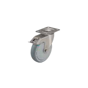 Stainless steel caster with brake LEX-TPA