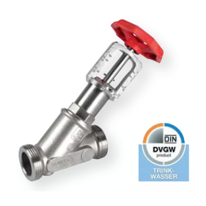 Valve with DVGW approval, without emptying