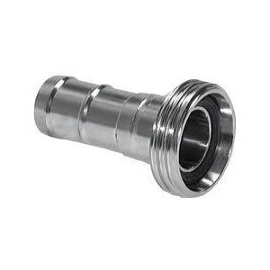 Spout stainless steel pipe with threaded coupling