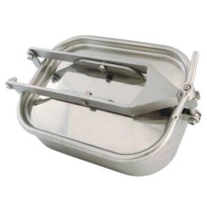 Rectangular tank door