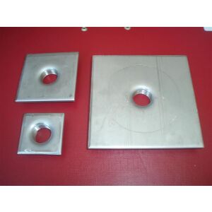 Welding plates for square shaped tubes