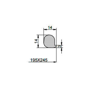 Mannlochdichtung 96020 für Modell 285 und 295  (G/295)  NEU