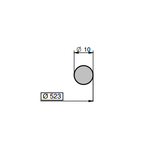 Mannlochdichtung 96270 und 96280 für Modell 500P und 600P  (G/500P- 600P)