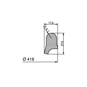 Mannlochdichtung 96410 für Modell 220, 220E, 250 und 255  ( G/AE)