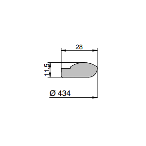 Mannlochdichtung 96220 für Modell N/240-NL/250-N/240/4V  (G/NL250)