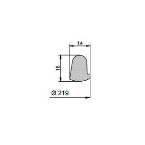 Mannlochdichtung 96100 für Modell 230- 235  (G/P200)