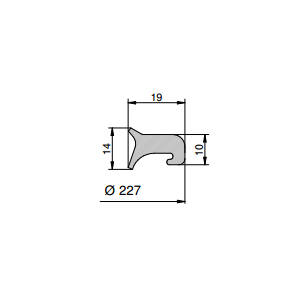 Mannlochdichtung 96360 für Modell T1/200-3V/230-N/230  (G/T200)