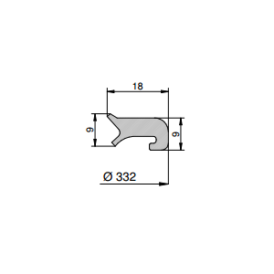 Mannlochdichtung 96300 für Modell T1/300-3V/300  (G/T300)