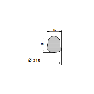 Mannlochdichtung 96470 für Modell 210, 215, 240 und245  (G/TR300)