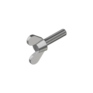Stainless steel thumbscrew German form DIN 316DF