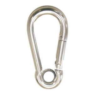 Carabiner with thimble V4A