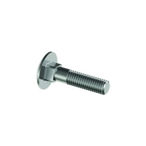 Stainless steel flat head bolt with square to DIN 603