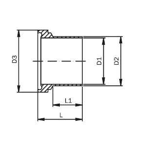 ASEPTIC Bundstutzen ISO