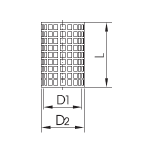 safety screen of perforate plate