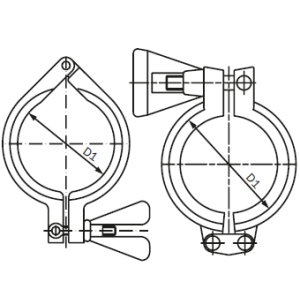 ASEPTIC Spannklammern ISO