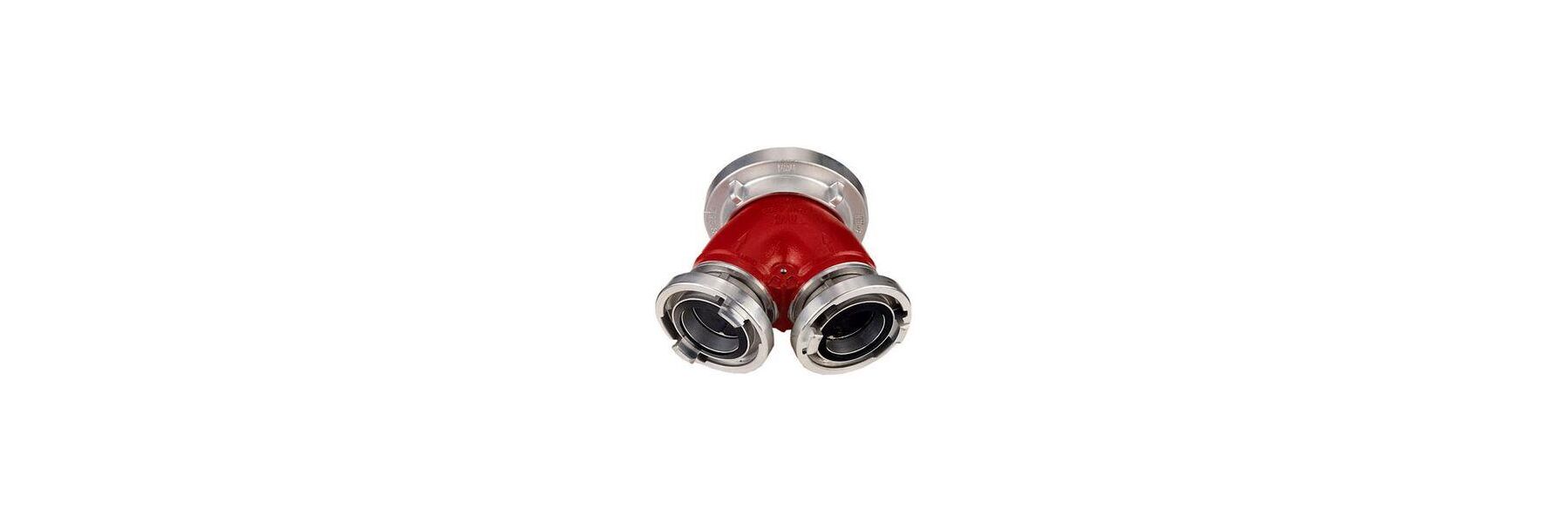 Verteiler Storz, B, C, Storzkupplung Hosenstück v. Feuerwehr Canton Thurgovie Verteiler Storz, B, C, Storzkupplung Hosenstück v. Feuerwehr Canton Thurgovie