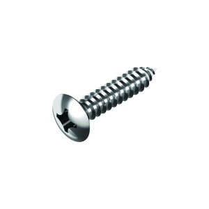 Raised countersunk head tapping screw with cross recess DIN 7983