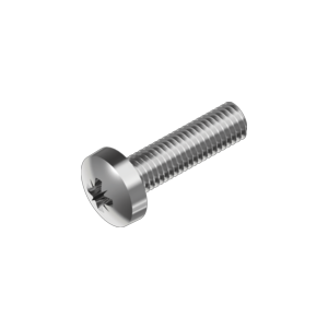 Stainless steel pan head screws with cross recess H DIN 7985