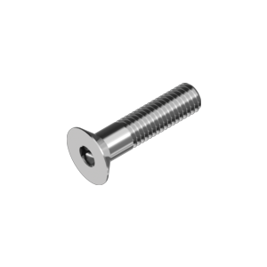 Stainless steel screw with hexagon socket DIN 7991