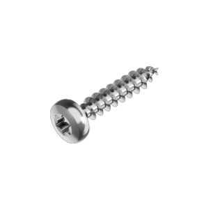 Stainless steel Pan head chipboard screw with Torx full thread DIN 9112