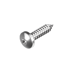 Stainless steel countersunk chipboard screw with Torx full thread DIN 9122