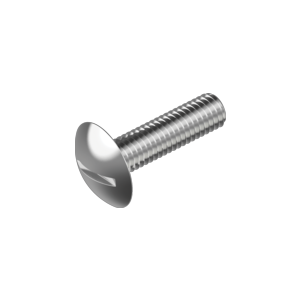 Stainless steel cup head screw DIN 9330