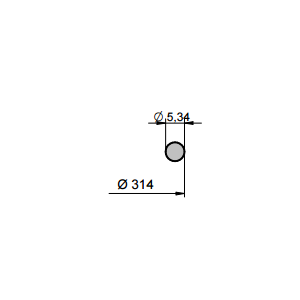 Mannlochdichtung 96600 für Modell 300P  (G/300P)