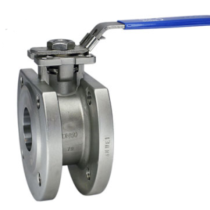 Stainless steel flanged ball valve (compact design)
