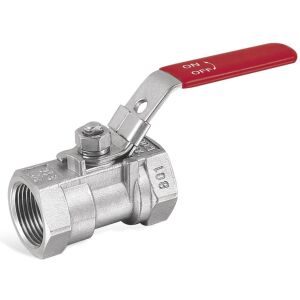Edelstahl Kugelhahn 1- teilig mit beidseitig Innengewinde  BSPT PN64